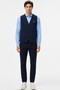 Men's Slim Fit Blue Shirt Slim Fit Cotton Men's Shirt Blue - 4