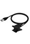 كابل شحن بديل بمنفذ USB مع وظيفة إعادة الضبط، متوافق مع أجهزة فيتبيت للياقة البدنية والصحة