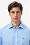 Men's Slim Fit Blue Shirt Slim Fit Cotton Men's Shirt Blue