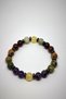 Certified Virgo Zodiac Sign (Citrine, Amethyst, Unakite, Jasper, Lal (Garnet, Amazonite, Hematite) Natural Stone Bracelet