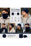 Unisex Fleece Neck Gaiter 2-in-1 Winter Warm Adjustable Outdoor Neck Warmer - 2