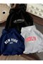 3-Pack Ny Bn La Sweatshirt - Printed Oversized Hooded Sweatshirt