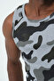 Men's Halter Neck Combed Cotton Camisole Fitted Molded Ribbed Sportsman Lycra Undershirt - 6
