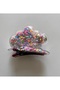 Pack of 2 Multi-Colored Moving Star Sequin Girl's Cloud Shaped Crocodile Tooth Buckle - 4