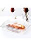 Acrylic Serving Tray with Lid Clear Buffet Tray for Dessert Fruit and Dinner Accessory Hou - 7