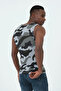 Men's Halter Neck Combed Cotton Camisole Fitted Molded Ribbed Sportsman Lycra Undershirt - 4
