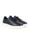 Men's Sneaker Shoes Genuine Leather Antique Logo Perforated Lace-Up White Sole Lightweight Eva L5962 - 3