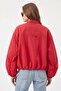 Double-Breasted Bomber Jacket 2982 - Red - 6
