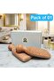 QAAA Premium Organic Clay Foot Scrubber Natural Terracotta Callus Remover & Heel Exfoliator (PCS01)