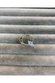 Gold Steel Ring with Detailed Drop Stone Design - 2