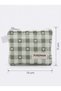 Green Heart Gingham Patterned Handmade Small Wallet - 5
