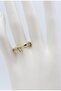 Vip Gold Adjustable Stone Detailed Nail Design Non-Tarnish Steel Ring