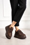 Guja-321-1 Thick Sole Stone-Laced Sports Shoes - 3