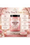 FANTASY ROSE SPA SALT 1KG – FLORAL & REFRESHING BATH SALT FOR BODY & FOOT SOAK