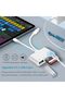 قارئ بطاقات USB C و Lightning SD، محول بطاقات ذاكرة 3 في 1 مع فتحة Micro SD/TF ومحول كاميرا USB - 6
