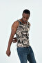 Men's Halter Neck Combed Cotton Camisole Fitted Molded Ribbed Sportsman Lycra Undershirt - 6
