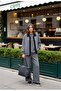 Selanik- Oversize Suit with Embroidered Detail | Gray - 2