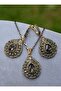 Authentic Necklace with Zircon Stones - Gray - - 3