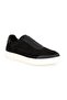 Men's Sneaker Shoes Genuine Suede Leather Slip-On Laceless Monogram Logo Lightweight Thick Eva Sole L596