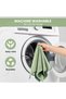 Premium Microfiber Cleaning Cloth Rags 20 Pieces Ultra Soft & Highly Absorbent Lint Free Cleaning Towels for Car, Kitchen, Home, Glass & Electronics Reusable and Washable Green - 5