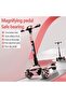 Kids Scooter,DMG 3 Wheels Foldable Kick Scooter,5 Adjustable Heights,LED Light Up Wheels,Can Hold Up - 2