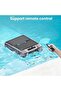 Upgraded Solar Powered Robotic Pool Skimmer,Surface Pool Cleaner with Remote Control, Spot Cleaning - 6