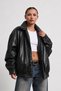 Pb Oversized Black Women's Leather Jacket - 6