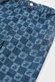 Boy's Blue Checkered Patterned Trousers - 7
