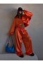Silk Satin Zippered Top and Bottom Set - 2