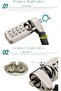 Computer Laptop Cable Lock, Slot Plate 2m Cable, Combination Security Lock Cable for Notebook Laptop - 4
