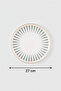 Valencia Serving Plate 27cm Digital Sierra