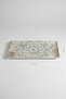 Flora Rectangular Boat Plate 33X17Cm Digital Fade