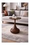 Modern Side Table with Circular Cone Base