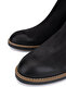 Men's Genuine Leather Black Nubuck Casual Boots - 3