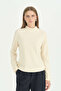 High Neck Basic Blouse - Ecru - 2