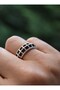 Bohemian ring - silver color - - 4
