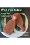 QAAA Premium Organic Clay Foot Scrubber | Natural Terracotta Callus Remover & Heel Exfoliator | Dead Skin Remover | Clay Pumice Stone (Pack of 3) - 3