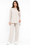 902 Skirt Top Oval Cut Tunic - Beige