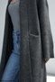 Women's Shawl Collar Thessaloniki Knit Long Cardigan with Pockets - 2