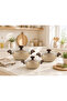 Creamy 6 Piece Casserole Midi Set