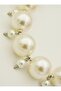 Giant Pearl Design Necklace - White - - 4
