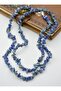 Lapis Lazuli Necklace - Multicolor - - 3