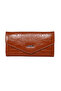 Genuine Leather Women's Double Compartment Card Holder Wallet