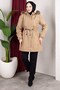 Detachable Hooded Fur and Welsoft Lined Hijab Coat 85cm - Mink - 5