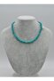 Pearl and Crystal Bracelet or Choker Necklace - Blue - - 3