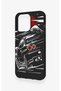 حافظة سيليكون متوافقة مع هاتف iPhone 13 Pro بنمط Speed Passion - 4