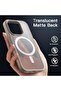 Magnetic Matte Case for iPhone 15 Pro, Natural Titanium - 4
