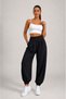 Women's High Waist Elastic Balloon Pants - 2