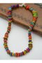 Stone Necklace - Multicolored -