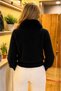 Fur Collar Women's Knitwear Beard Cardigan - 7